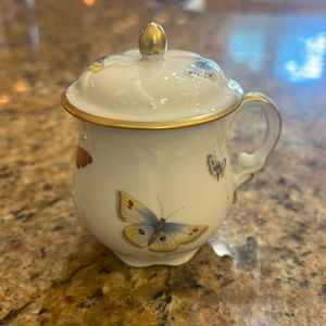 Limoges France Lidded Tea Cup